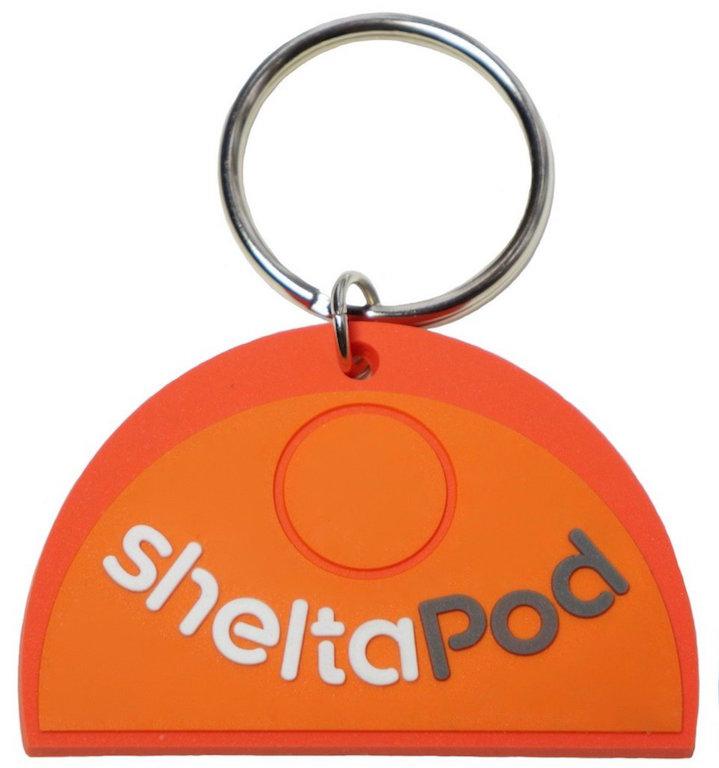 SheltaPod keyring orange